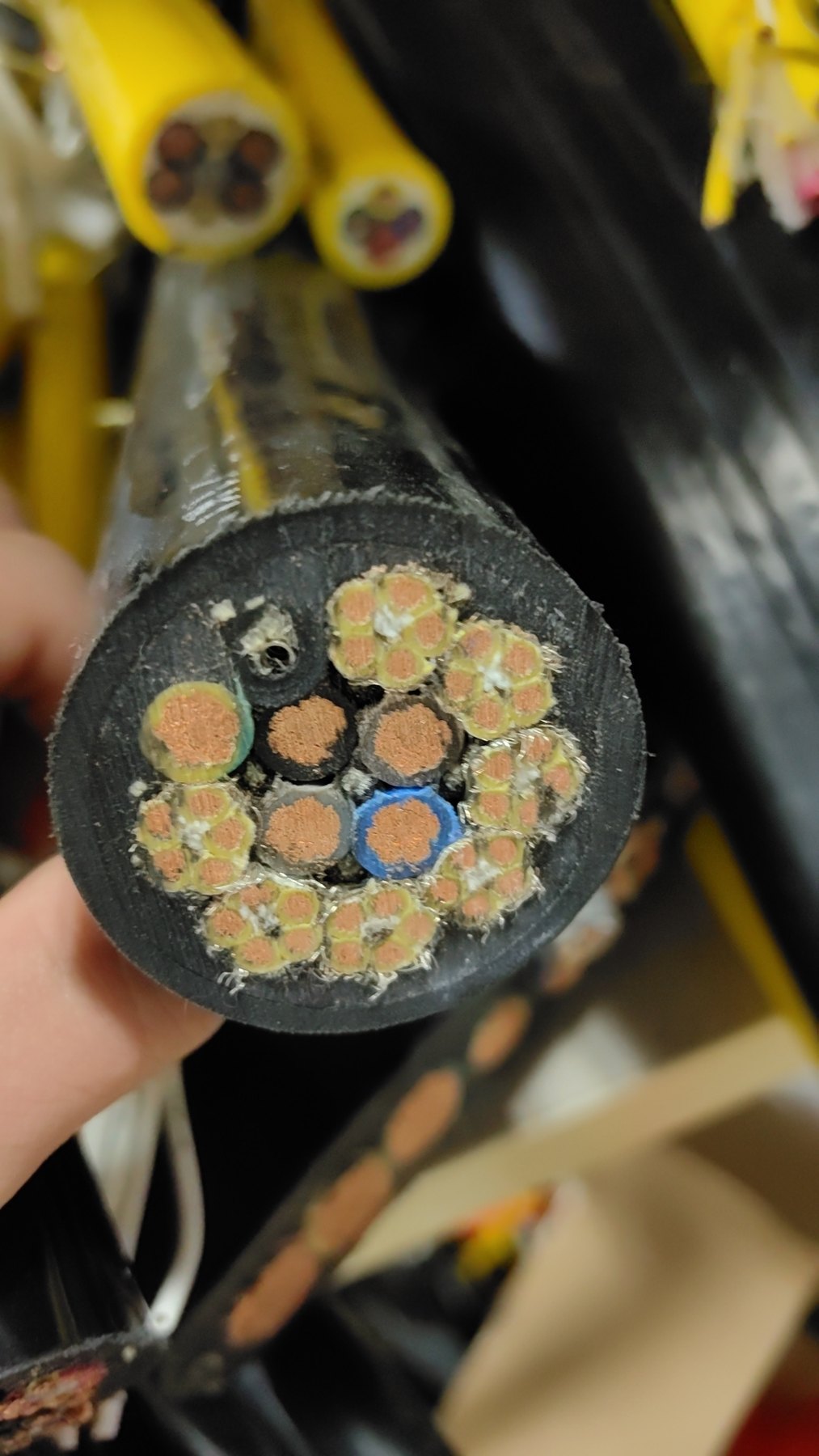 Multi-core specialty cable cross section